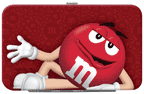 Red M&M'S Credit Card /ID Holder