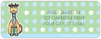 Ben Giraffe Address Label