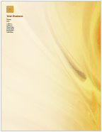 Gold Abstract Letterhead
