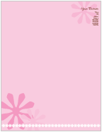Flower Power Letterhead