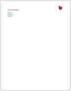 Premium White 70# Letterhead