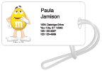 Yellow M&M'S Luggage Tags