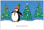 Mary Engelbreit® Blue Penguin Mini Notes
