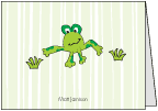 Frog Checks | Frog Figurine Clock | Frog Notes