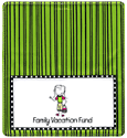 Paper People Green Checkbook Cover (1 Character)