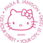 Retro Hello Kitty Stamp - Pink
