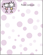 Friendship Polka Dots Note Pads