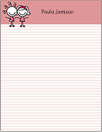 Friendship Striped Note Pads
