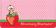 Strawberry Shortcake Leather Checkbook Cover