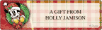 Mickey Holiday Sheet Labels