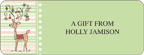 Merry Holiday Labels