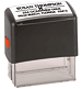 Star 3 Line Customized Stamp